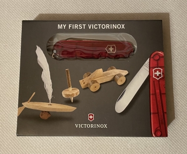 Original Victorinox Kinder Schweizer Taschenmesser (ROT)