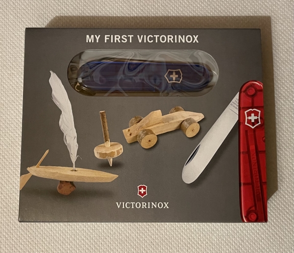 Original Victorinox Kinder Schweizer Taschenmesser (BLAU)