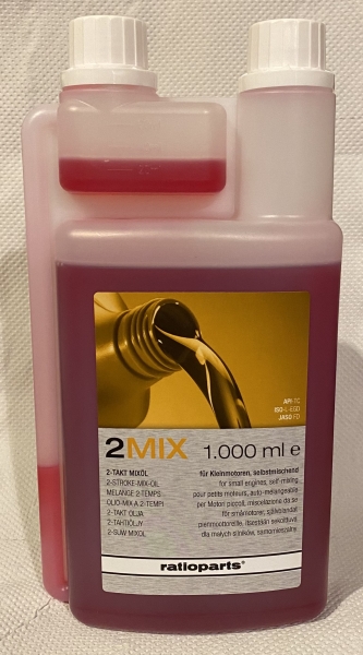 2MIX 2-Takt Zweitaktöl Mischöl Mixöl teilsynthetisch 1000 ml Dosierflasche