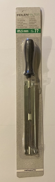 Feilenhalter mit Feilwinkellehre, für 3/8" Profi und 0,404" Sägeketten (5,5 mm)